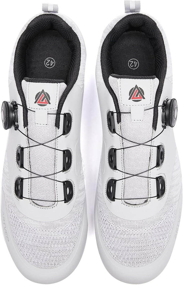 Herren Fahrradschuhe Damen Mountain Road Bikes Schuh Kompatibel mit Peloton & Look ARC Delta Kompati