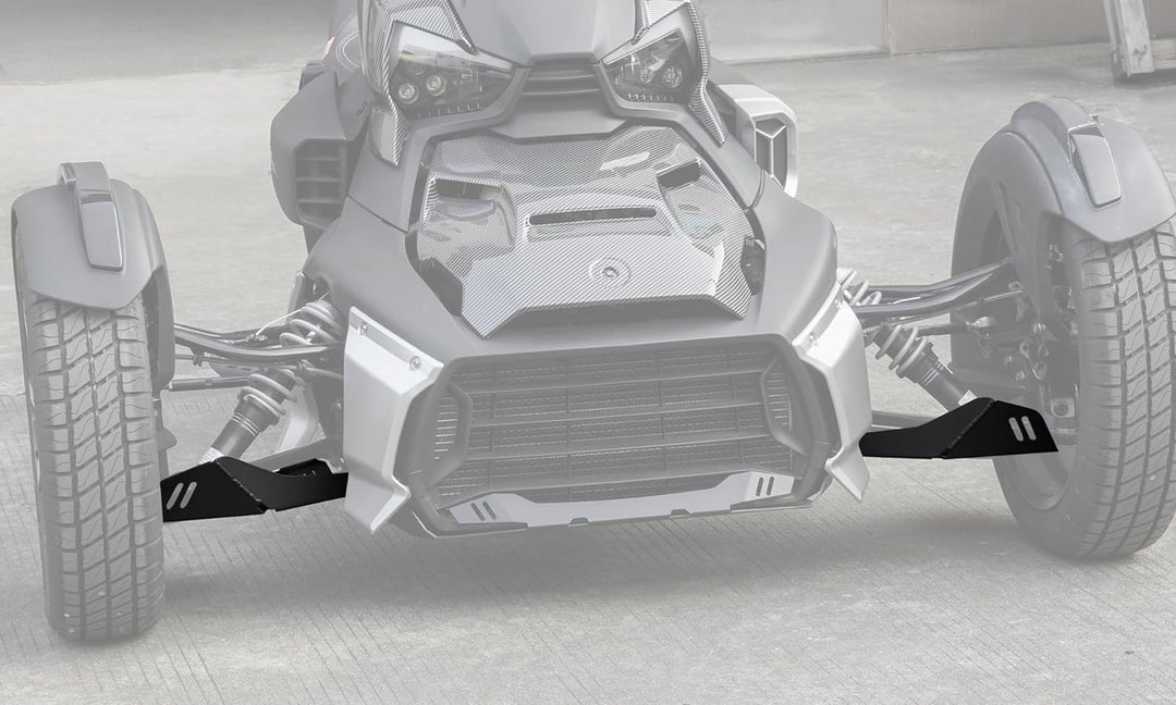 Aluminium-Spritzschutz für Can-Am Ryker, SAUTVS Schwarze A-Arm-Schutzfolien für Can-Am Ryker, alle M