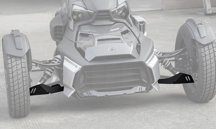 Aluminium-Spritzschutz für Can-Am Ryker, SAUTVS Schwarze A-Arm-Schutzfolien für Can-Am Ryker, alle M