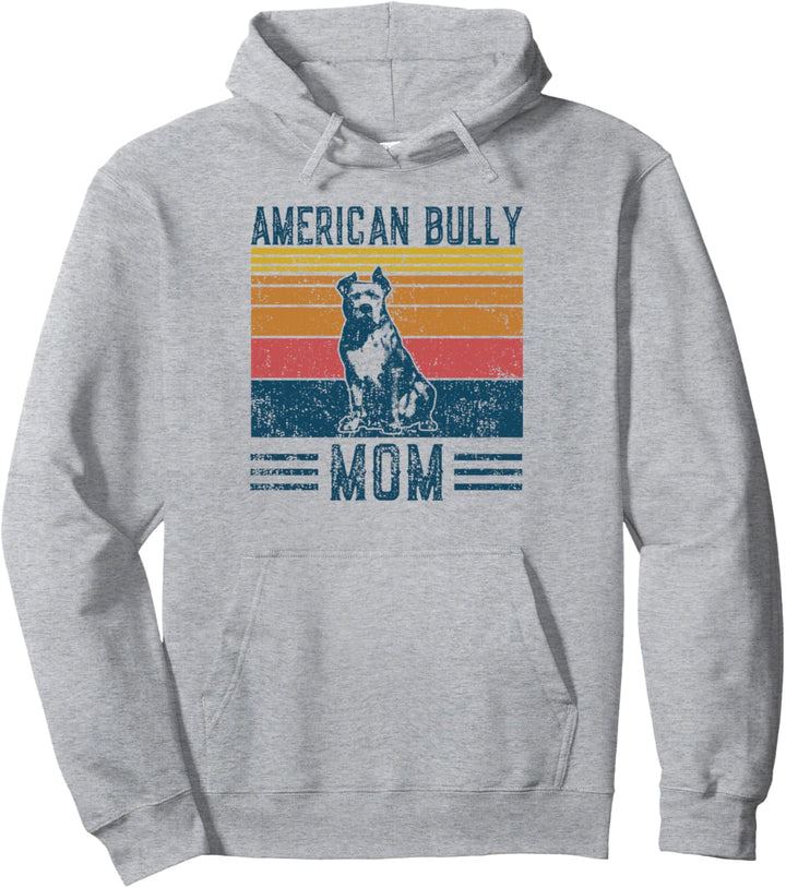 Hund American Bully Mom - Vintage American Bully Mom Pullover Hoodie