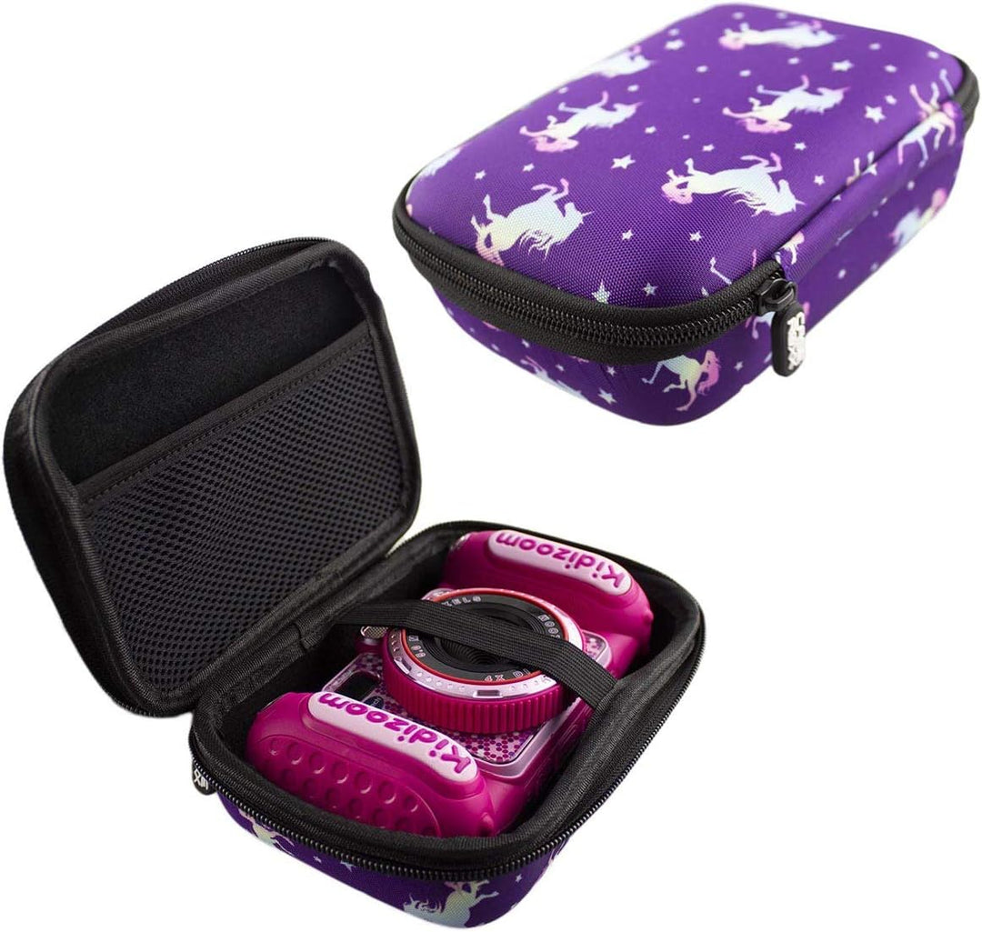 caseroxx Kinderkamera Tasche passend für V-Tech Kidizoom Duo DX in vielen Farben und Designs, Schutz