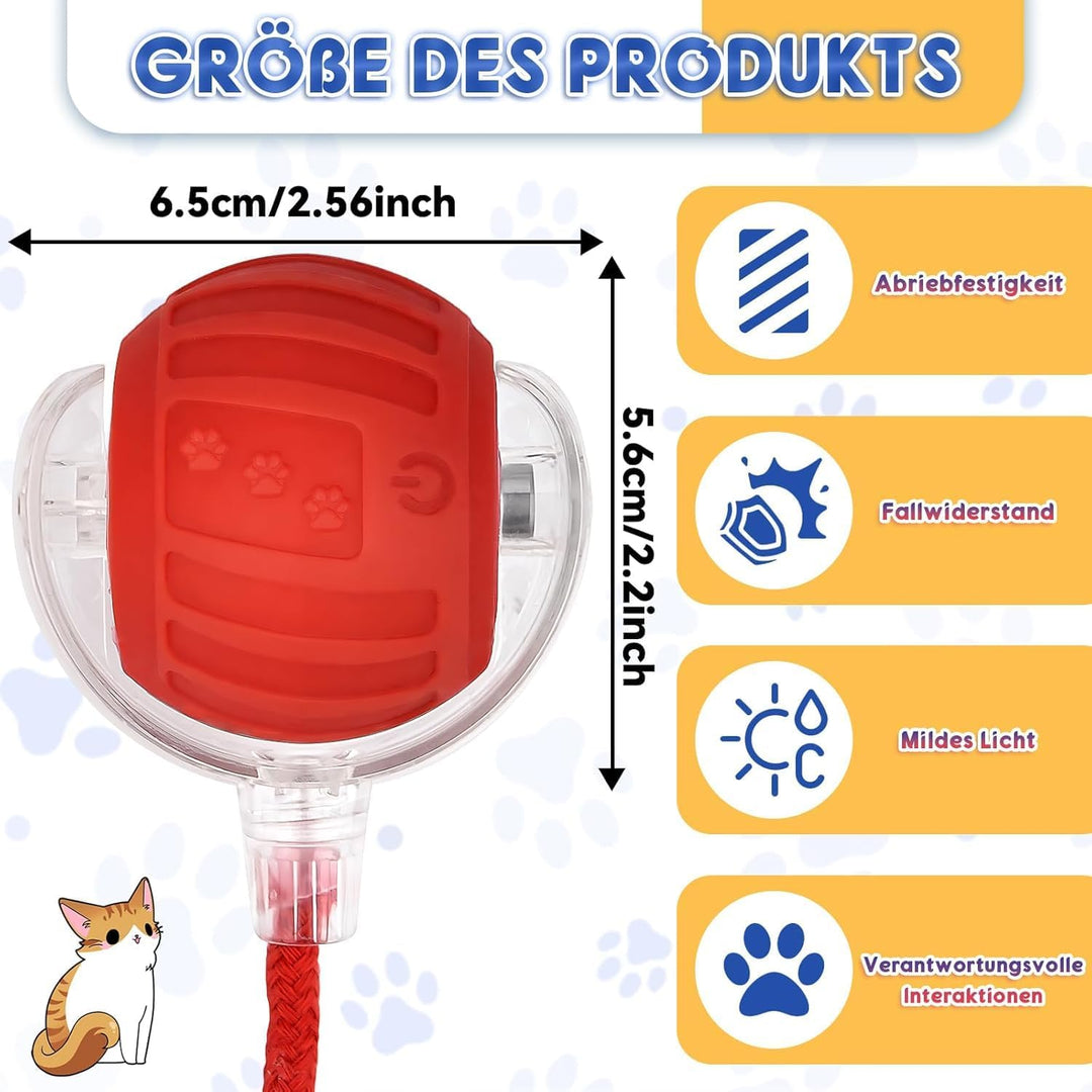 Interaktives Katzenspielzeug Spielzeug, Elektrisch Katzenspielzeug Ball interaktives Spielzeug mit S