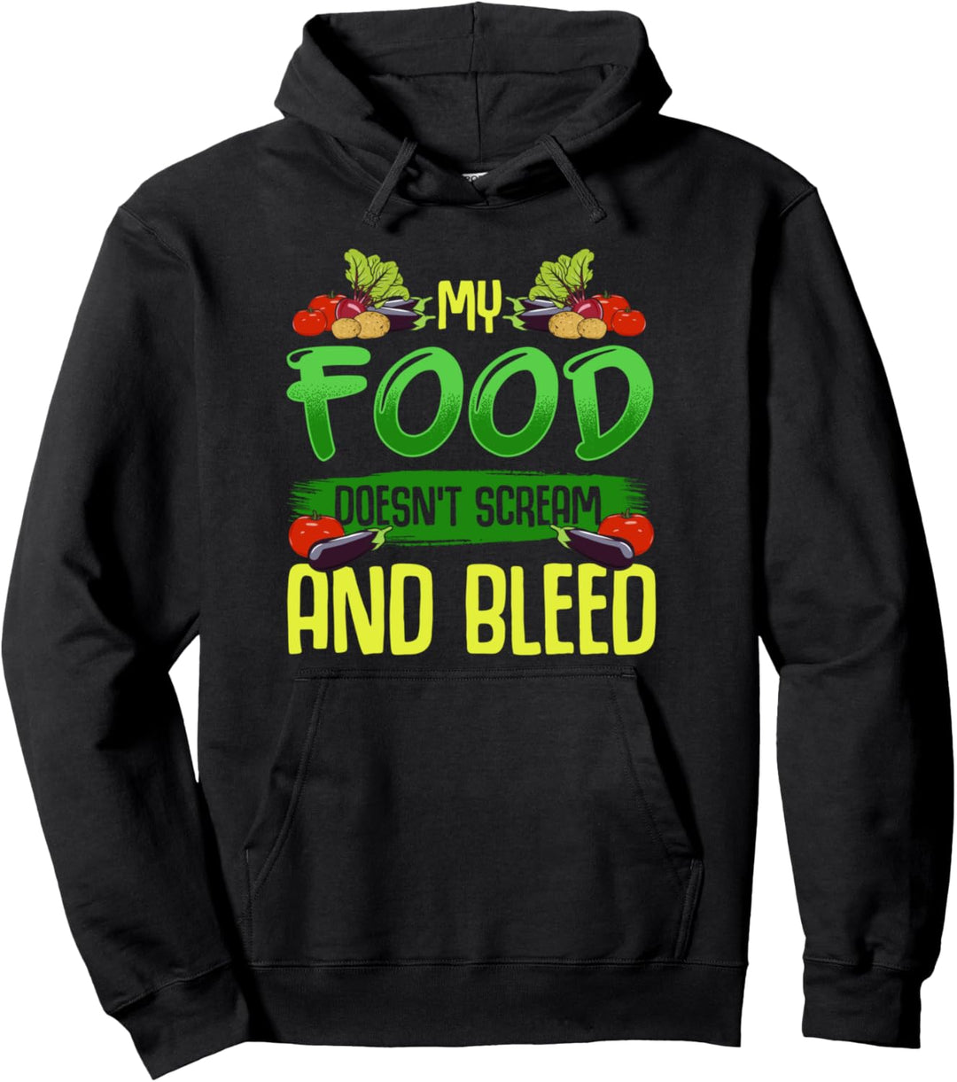 Vegetarier Meme Design Vegan und Tierschützer - Vegetarier Pullover Hoodie
