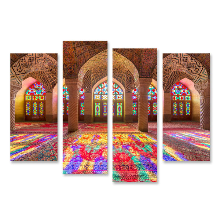 islandburner Bild auf Leinwand Nasir Al Mulk Moschee Shiraz Iran Bilder Wandbilder Poster Leinwand 1