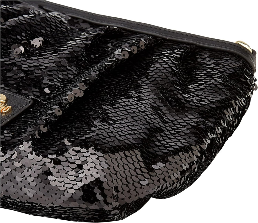 Love Moschino Damen Jc4068pp1glp100a Clutch, Schwarz