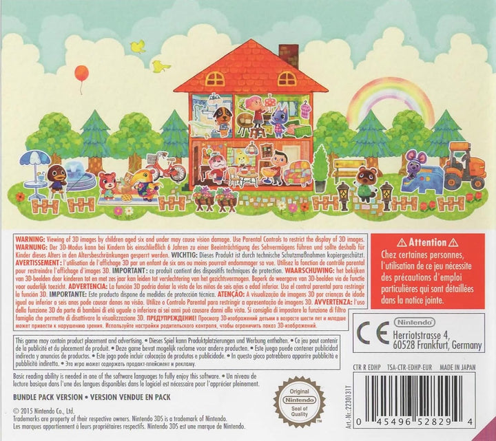 Animal Crossing Happy Home Designer - 3DS