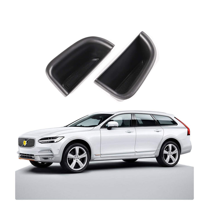CDEFG [2 Stück] Kompatibel mit Volvo S90 V90 2016-2022 2023 Auto Aufbewahrungsbox Autotür Innenrahme