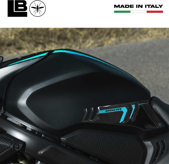 labelbike - 3D Harz Aufkleber für Motorrad-Tankseitendekorationen und -Schutz kompatibel mit Honda C