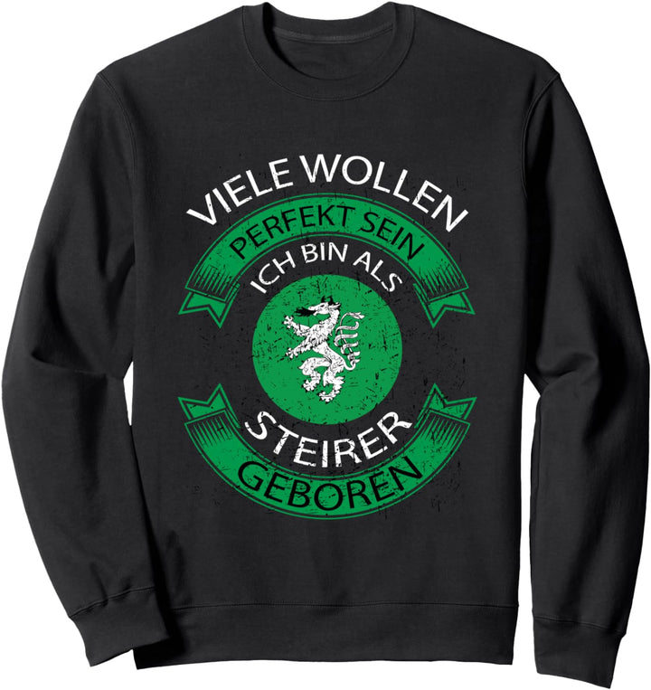 Steiermark T-Shirt Steirer Panther Wappen Steirer steiermark Sweatshirt
