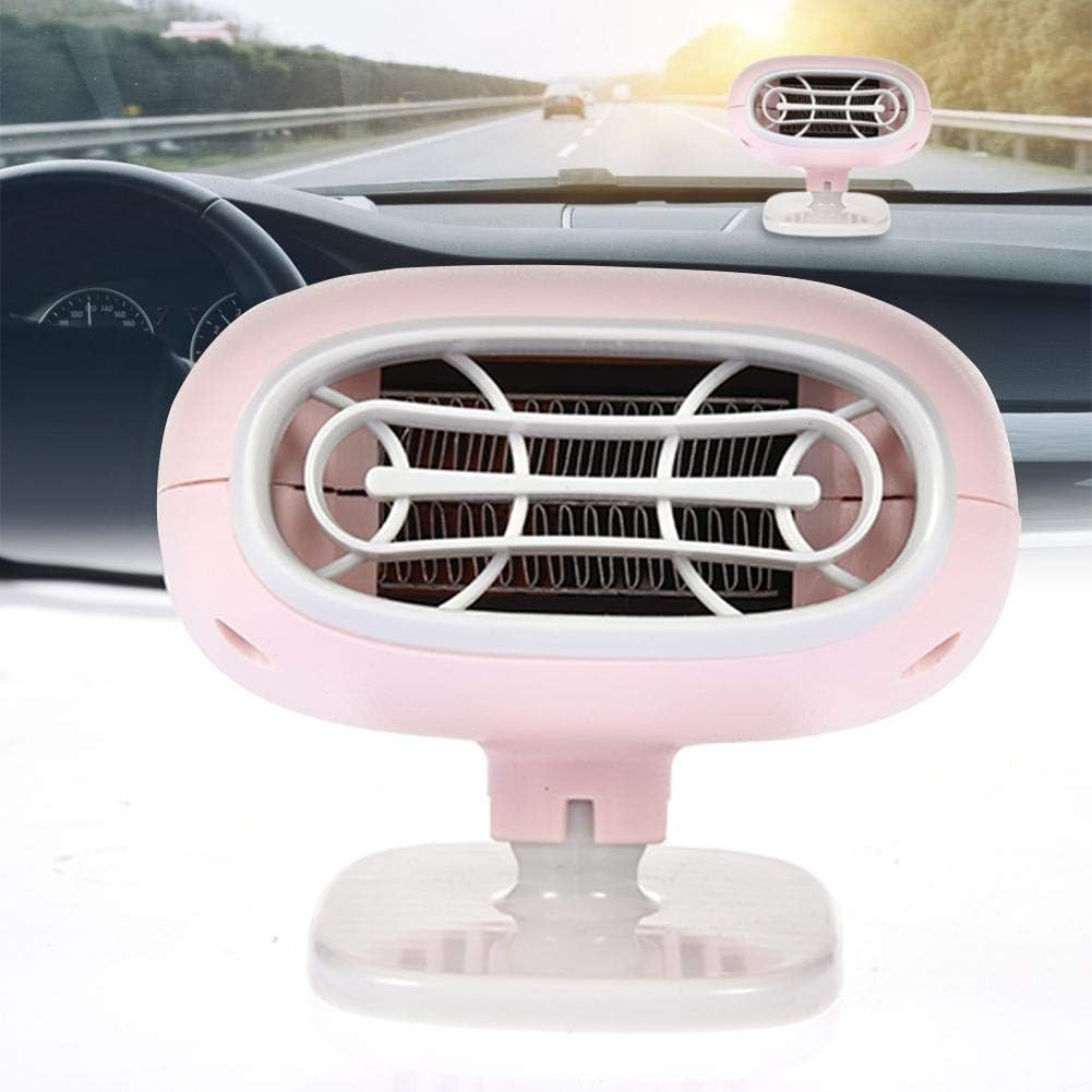 Auto-Heizung 12V 150W Zigarettenanzünder, Riloer 2-In-1 Tragbare Heizlüfter, 360° Drehbare Windschut
