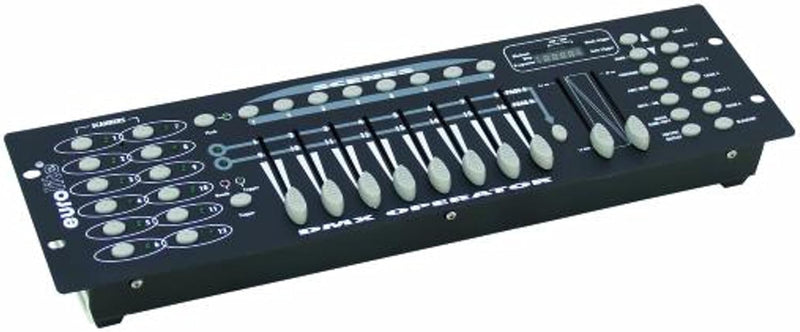 Eurolite DMX Operator 192 DMX Controller 16-Kanal 19 Zoll-Bauform, Musiksteuerung