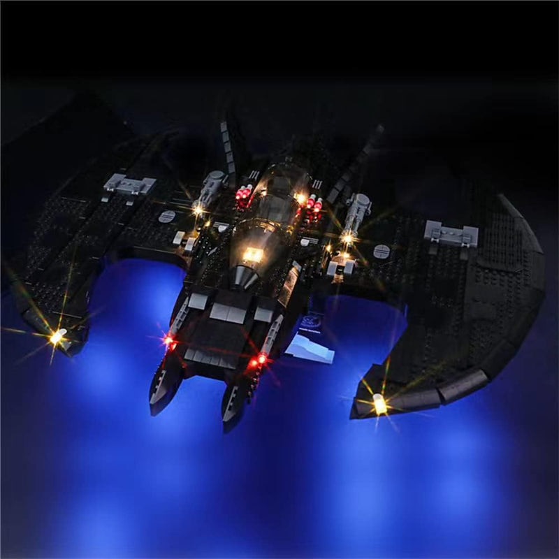 GEAMENT LED Licht-Set Kompatibel mit Lego Batwing 1989 - Beleuchtungsset für DC 76161 Baumodell (Leg