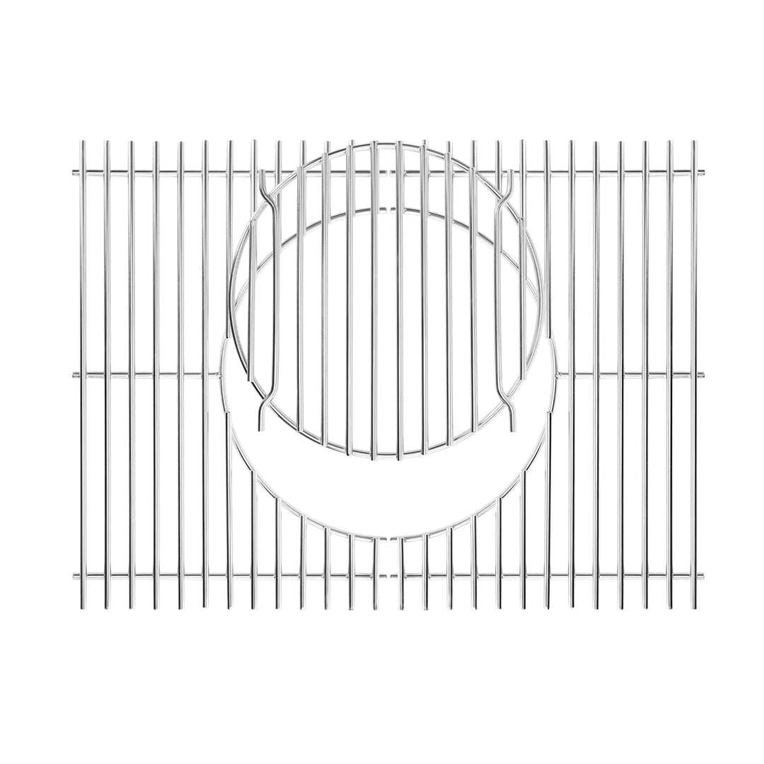 GFTIME 44,5cm Edelstahl Grillroste 7638 für Weber Spirit I II 300 Serie, Spirit E/S-310, 320, 330, S