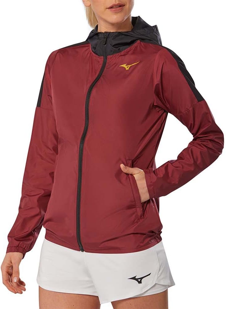 Mizuno Damen Kapuzenjacke Jacke M Cabernet, M Cabernet