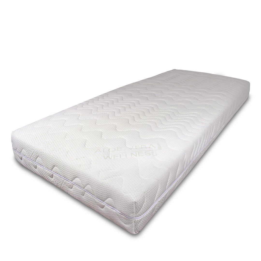 BONEX Komfort Matratzenbezug für Matratzen im Gesamtmass 90x200cm - 16 - 18 cm hoch - Doppeltuch mit