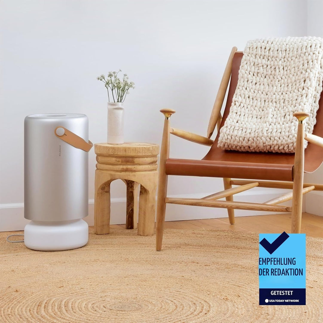 Molekule Air Pro Luftreiniger für grosse Räume bis zu 93 Quadratmetern mit PECO-Technologie, kompati