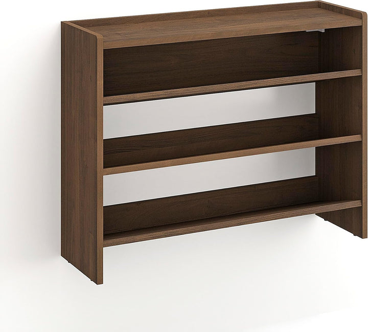 KOMTO Schuhregal Schmal - Schuhablage Flur mit 3 Ebenen Offener Schuhschrank Schuh Organizer Platzsp