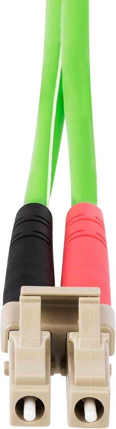 StarTech.com 1m LC zu LC (UPC) OM5 Multimode Glasfaserkabel, 50/125µm Duplex LOMMF Zipcord, 40G/100G