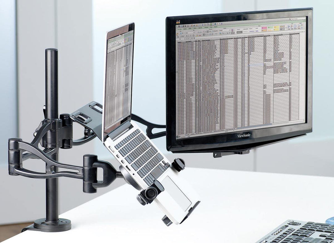 Fellowes Laptophalterung, Ergänzungsset zu Professional Series Monitorarmen, für Laptops bis 375 mm