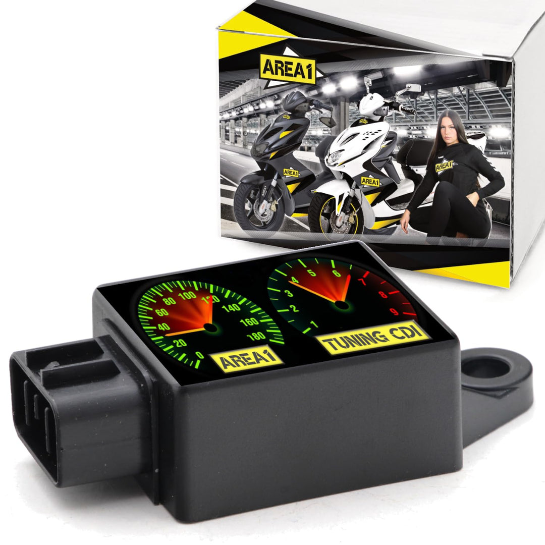 Offene Racing CDI UCE Zündbox kompatibel mit Peugeot Motoren (2-Takt) wie Speedfight, Jetforce