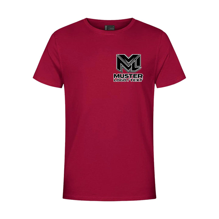 Herren Strapazierfähiges Workwear T-Shirt personalisierbar mit Logo oder Text | 60% Baumwolle 40% Po