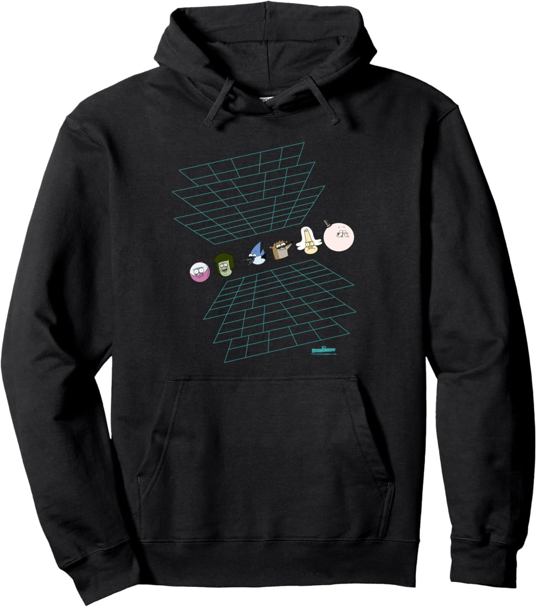 Regular Show Regular Grid Pullover Hoodie