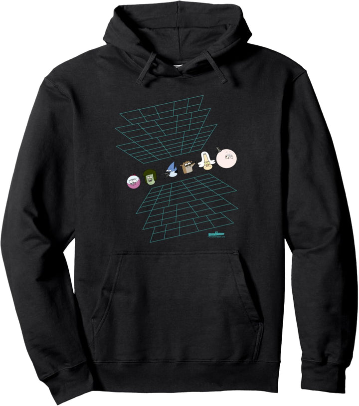 Regular Show Regular Grid Pullover Hoodie