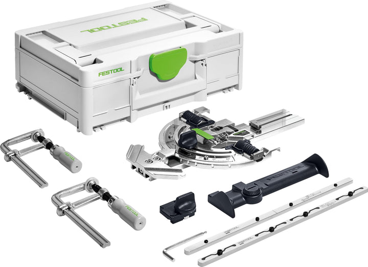 Festool Zubehör-Set SYS3 M 137 FS/2-Set (mit Winkelanschlag, Verbindungsstücke, Abweiser, Schraubzwi