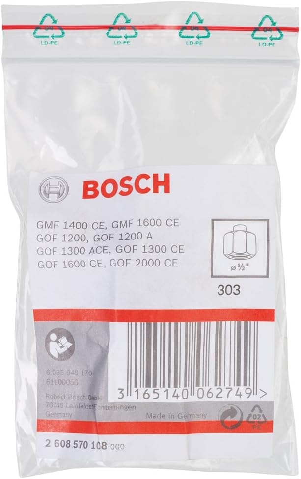 Bosch Accessories Bosch Professional Zubehör 2608570108 Spannzange 1,3 cm (0,5 Zoll), 24 mm, Blau