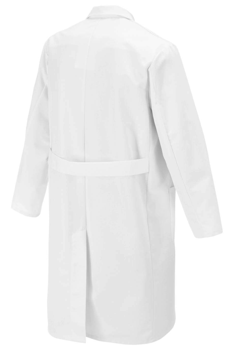 BP 1619-130-21-44n Mantel für Männer, Langarm, Kragen mit Aufschlag, 205,00 g/m² Reine Baumwolle, we