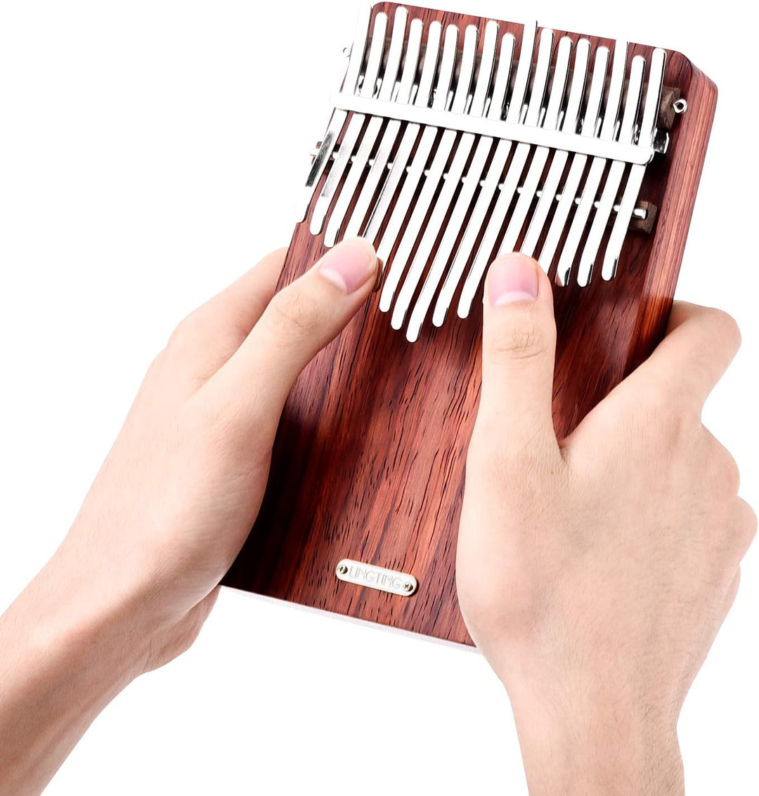 LingTing LT-K17A Kalimba Mbira Daumenklavier mit 17 Tasten