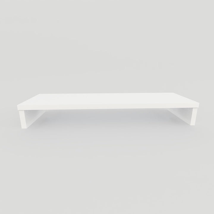 Henor Riser-Halterung für TV aus FSC® Holz 110 x 35 x 15 cm weiss. Unterstützt 60 kg. 110x35x15 Weis