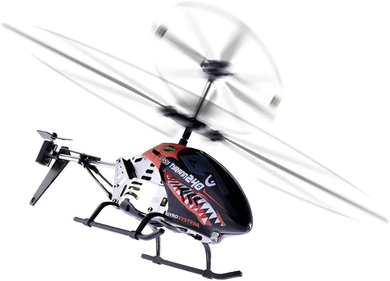 Carson 500507172 Easy Tyrann 240 Metal 2.4GHz 100% RTR – Ferngesteuerter Helikopter, Robustes RTF (R