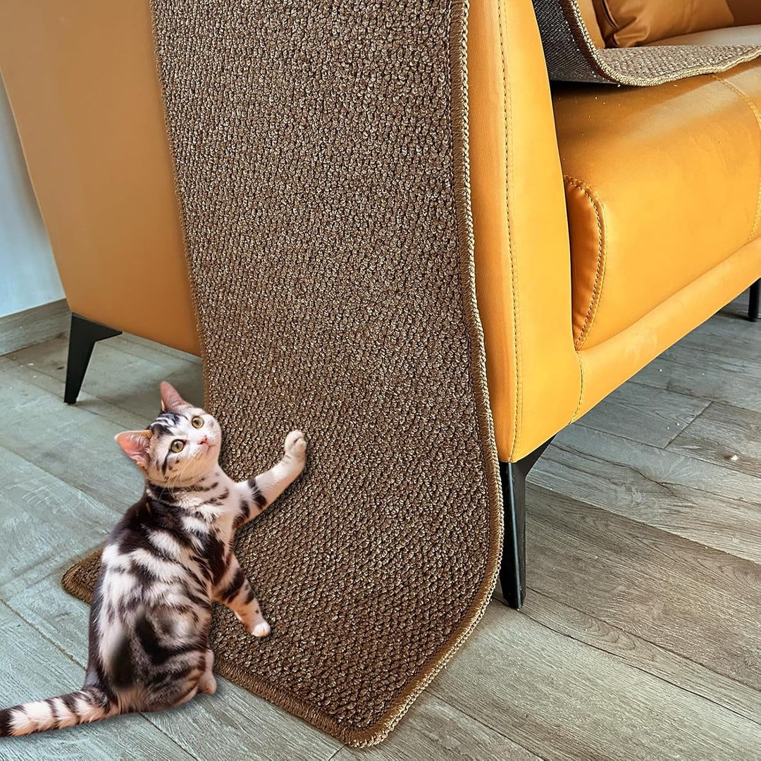 Rainmae Kratzmatte für Katzen, 180,1 x 39,9 cm, verdickt, extra gross, Wandmontage, Sisal-Kratzmatte