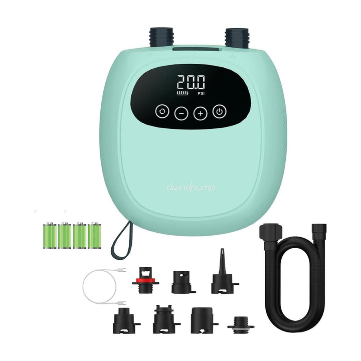 dwndpump SUP Pumpe Elektrische 20PSI, Schnelles Aufladen SUP Pumpe Elektrisch mit Akku, Tragbar Elek
