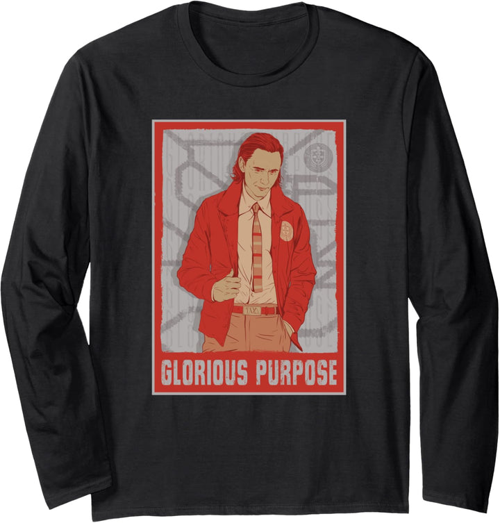 Marvel Loki Glorious Purpose Langarmshirt
