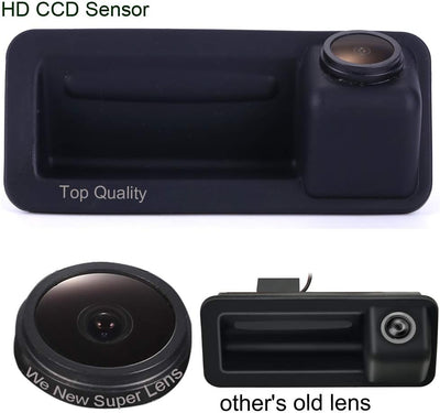 170 ° Umkehrbare Fahrzeug-spezifische Griffleiste Kamera Integriert in Koffergriff Rückansicht Rückf