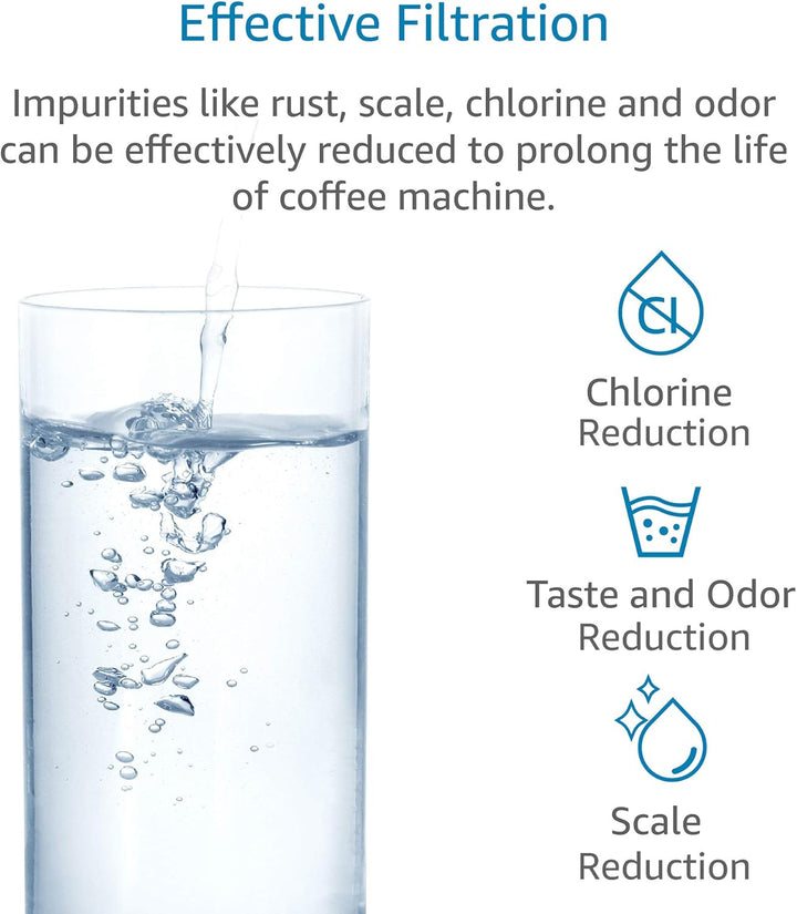 AQUA CREST Ersatzwasserfilter für Saeco® Brita® Intenza+, Philips® Saeco® CA6702/00, Gaggia® Mavea®,