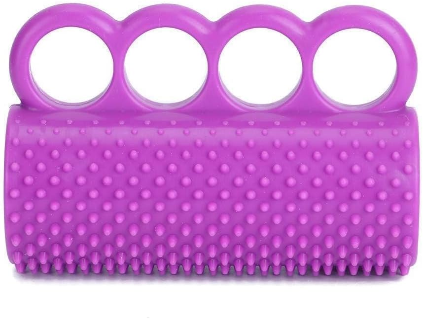 Fingertrainer für Schlaganfall, Hemiplegie, Rehabilitation – Lila Griffball für verbesserte Muskelkr