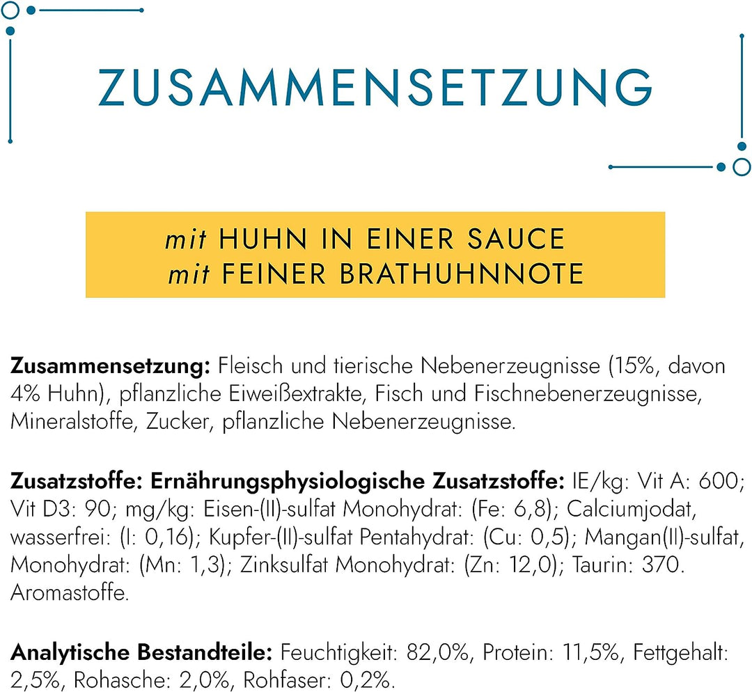 PURINA GOURMET Perle Duetto Katzenfutter nass, mit Huhn und Rind, 26er Pack (26 x 85g) & Perle Genus