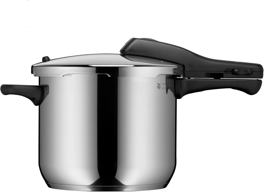 WMF Perfect One Pot Schnellkochtopf Induktion 6,5l, Dampfkochtopf, grosses Kochsignal, 2 Kochstufen,