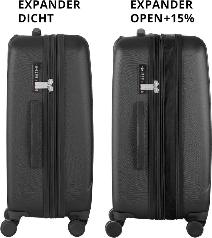 CarryOn Skyhopper Hartschale Kofferset 3 teilig - Gepäckset Reisekoffers TSA - Polycarbonate - TSA O