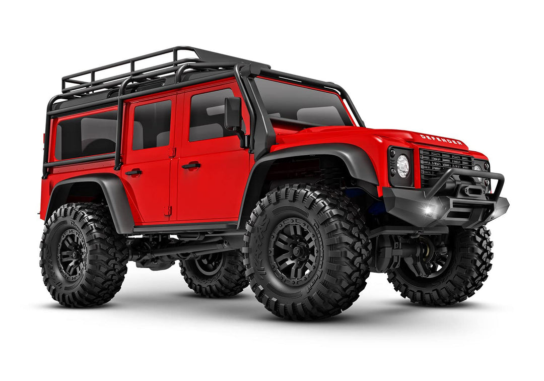 Traxxas TRX-4M 1/18 LD Land Rover Defender Rot Scale-Crawler inkl. Akku/Lader 4WD RTR