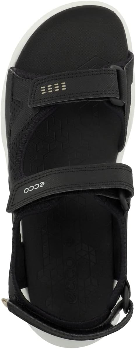 ECCO Jungen Biom Raft Flat Sandal, 25 EU Schwarz