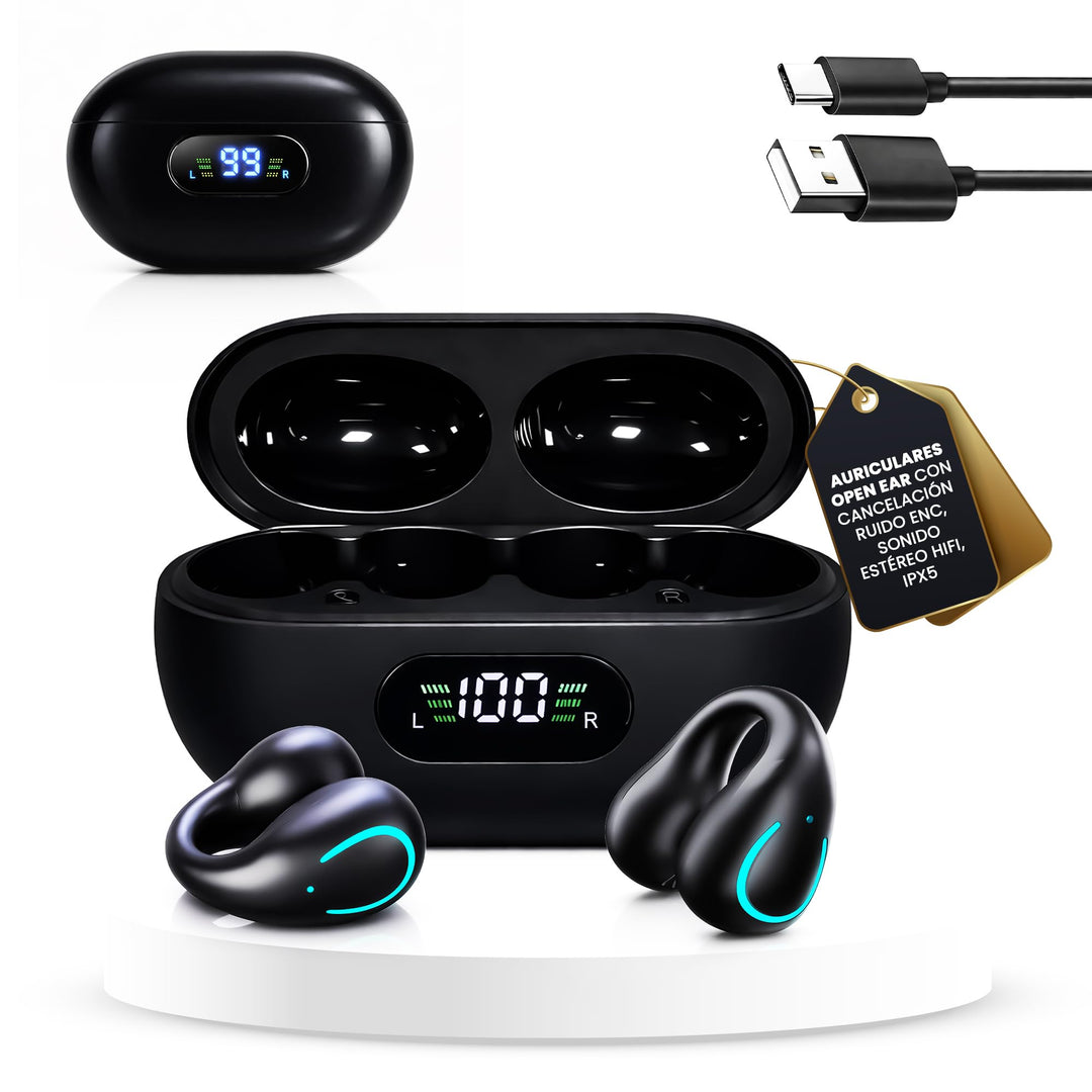 VIPA Osea Kopfhörer mit Bluetooth 5.4, kabellose Sport-Kopfhörer, Open-Ear mit Geräuschunterdrückung