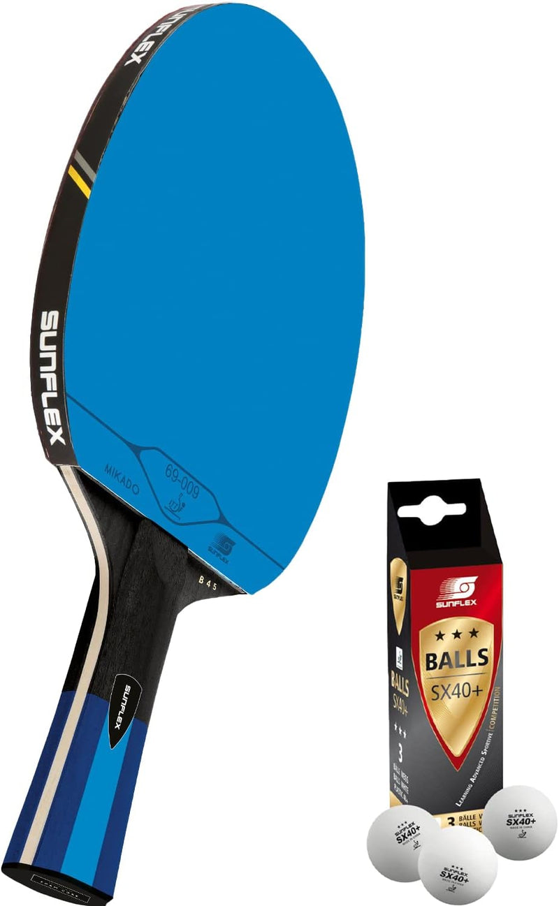 Sunflex® Color COMP B45 Tischtennisschläger | Tischtennis Racket Bat TT Profi Wettkampfschläger | ko