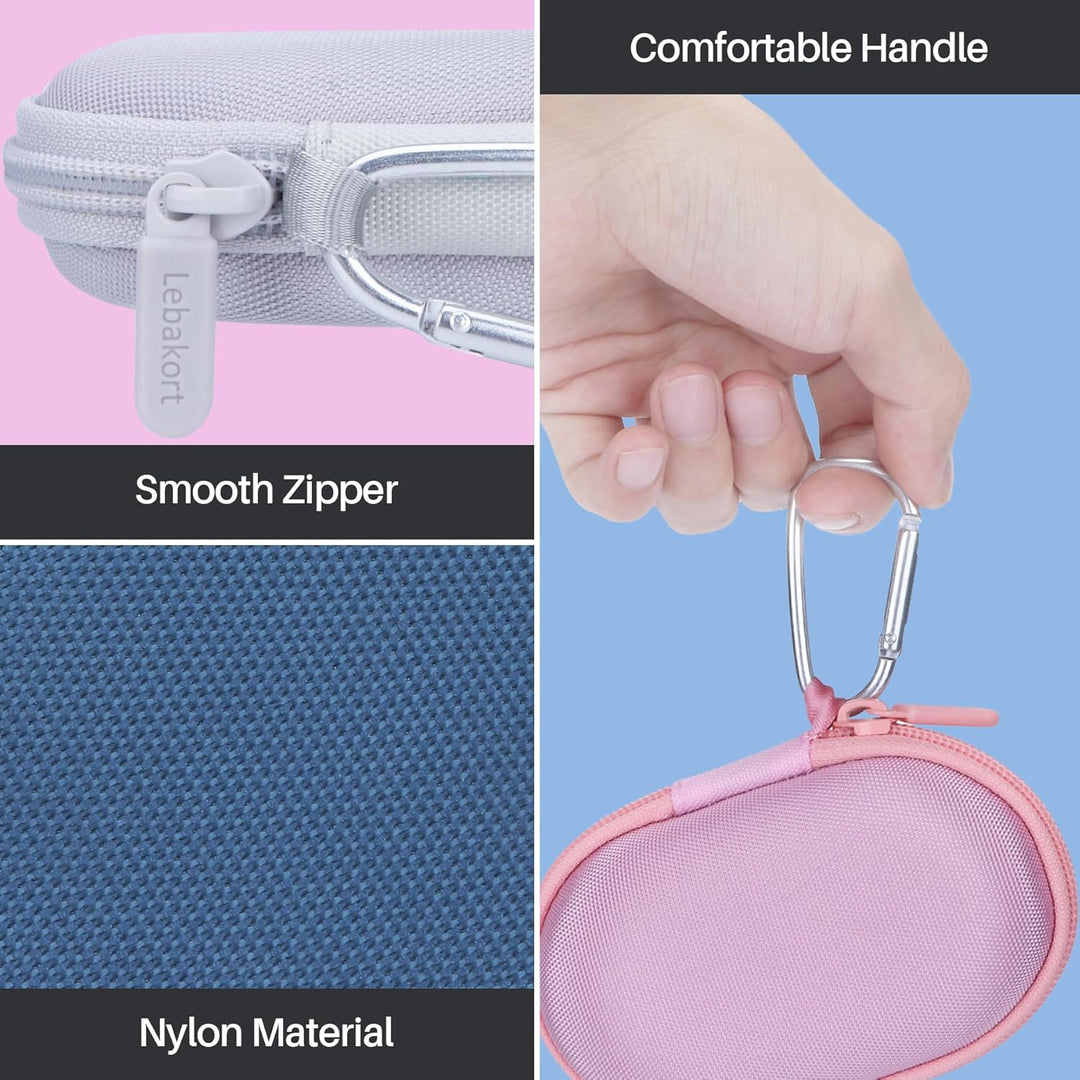 Hart Reise Schutz Hülle Etui Tasche für Logitech Pebble Mouse 2 M350s M350 M355 i345 Schlanke Kabell