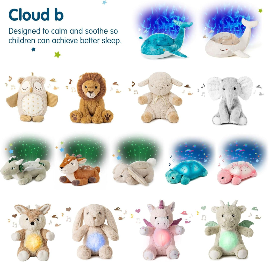 Cloud.b LoveLight™ Buddies - Lily das Einhorn | Beruhigende Klänge | Sprachaufnahme | Shake & Play |