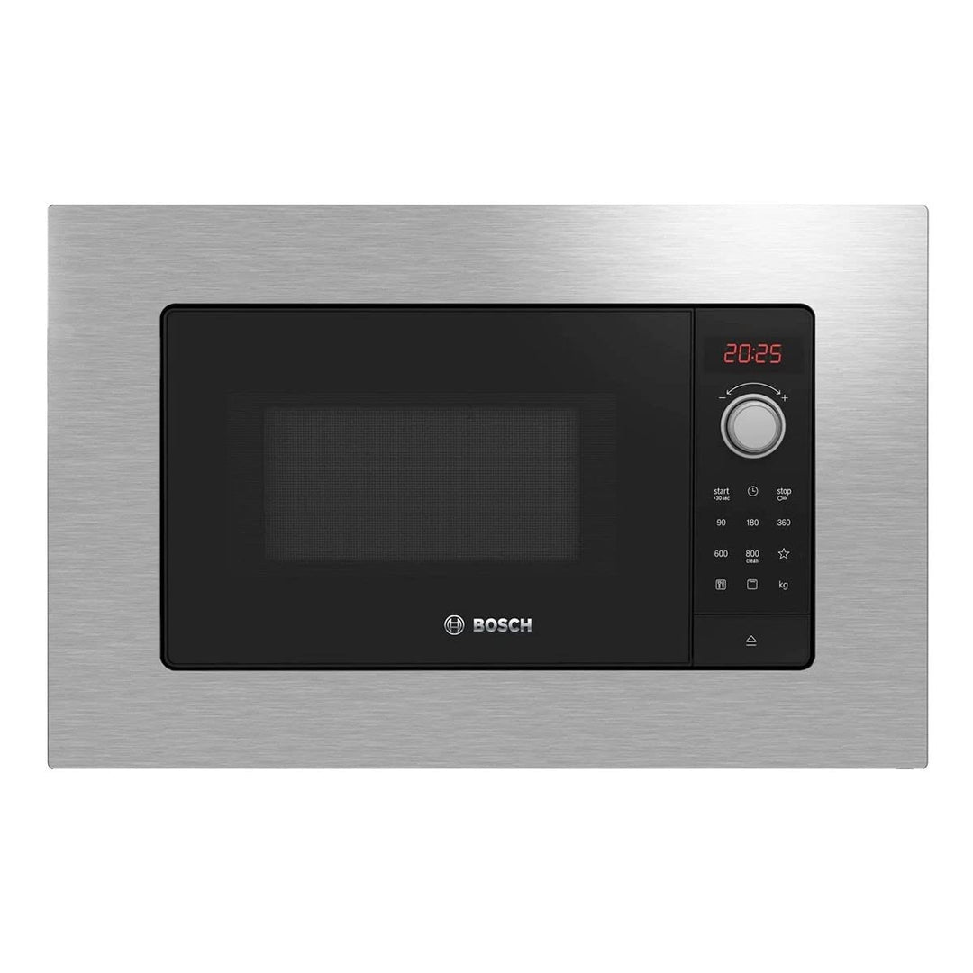 Bosch BEL623MS3, Einbau-Mikrowelle, automatische Kochprogramme, rote LED-Anzeige, Öffnung links seit