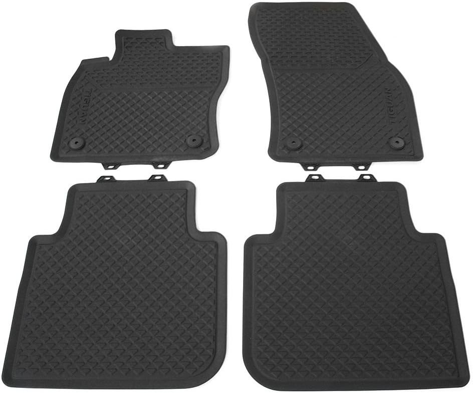 Volkswagen 5NL06150082V Premium Gummi Fussmatten v+h Gummimatten 4X Allwettermatten ALLSPACE schwarz